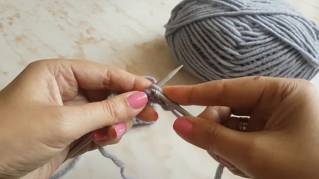 Как вязать лицевые петли смотреть онлайн