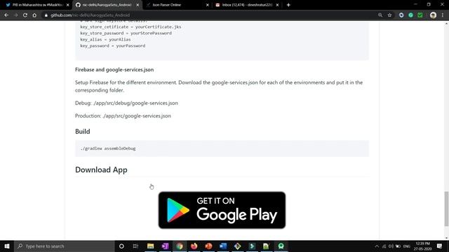 Contributing to Aarogya Setu Android App|Aarogya setu source code | Fixing build errors смотреть онлайн