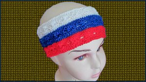 Повязка на голову спицами. Вязание спицами.