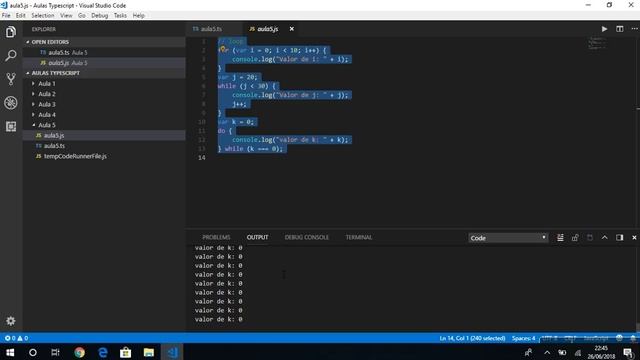 Aula 06 - Curso de Typescript - Estrutura de repetição смотреть онлайн