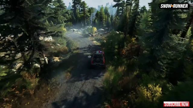 Twin Lake Map Offroad In SnowRunner Phase 7 Update смотреть онлайн