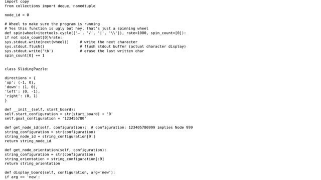 Optimizing the code for 8-puzzle in Python (2 Solutions!!) смотреть онлайн