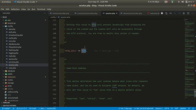 Laravel Basics - Sessions смотреть онлайн