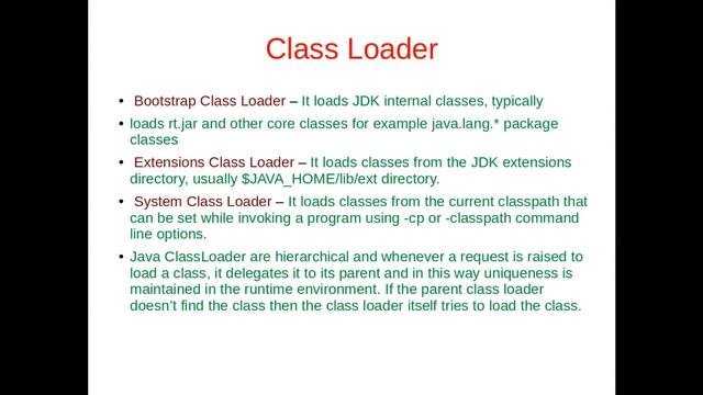 Class loader in java смотреть онлайн