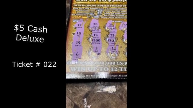 $5 Cash Deluxe Scratch Card Ticker #022 смотреть онлайн