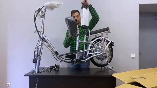 Сборка электровелосипеда Колхозник. Пошаговая инструкция смотреть онлайн