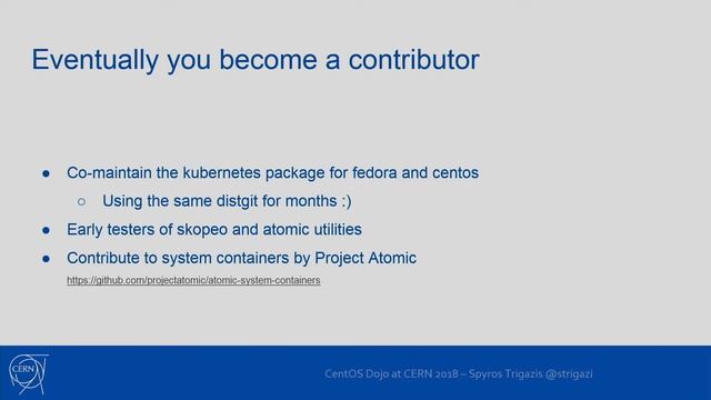 Fedora Atomic Host at CERN - Spiros Trigazis смотреть онлайн