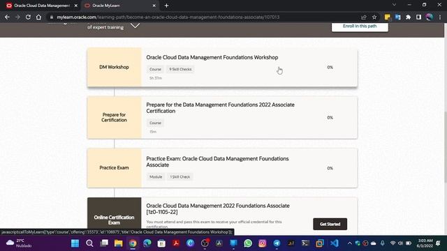 NOVA CERTIFICAÇÃO GRÁTIS - Oracle Cloud Data Management 2022 Foundations Associate смотреть онлайн