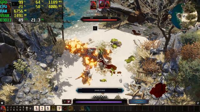 Divinity Original Sin 2 GTX 750 Tİ - 1080p Medium, смотреть онлайн