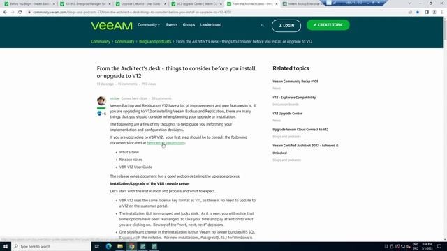 Veeam Backup and Replication v12'ye Güncelleme Sürecine Genel Bakış смотреть онлайн