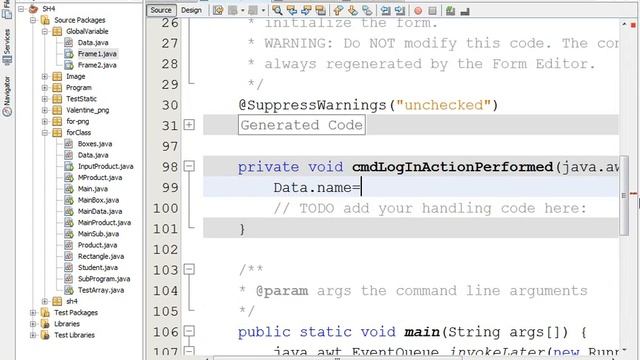 How to Use Global variable as static member in Java Netbeans смотреть онлайн