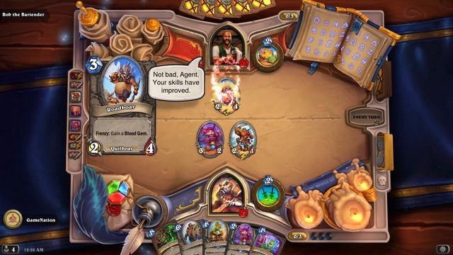 Hearthstone - Book of Mercenaries - Scabbs Cutterbutter vs Bob the Bartender смотреть онлайн