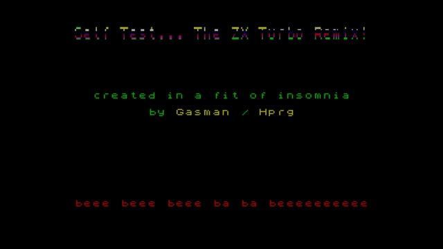 Self Test - Gasman/Hooy-Program [#zx spectrum AY Music Demo] смотреть онлайн
