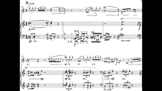 George Marshall - Rhapsody for Violin and Piano (2015) [Score-Video] смотреть онлайн