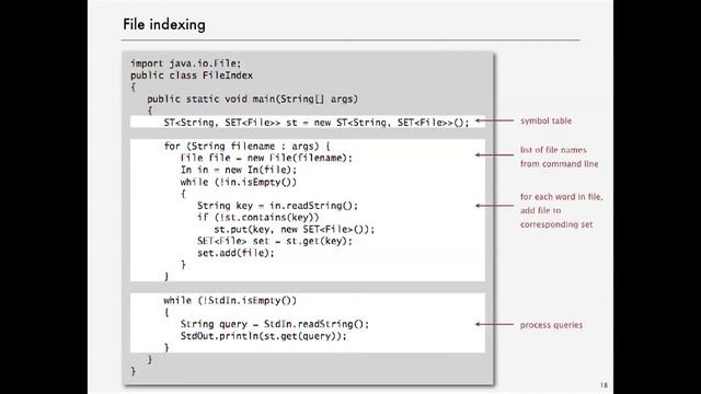 Symbol Table Applications Indexing Clients | Welcome to Algorithms | edX Series смотреть онлайн