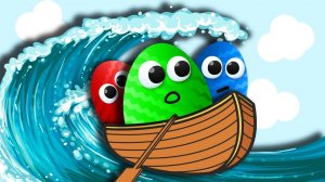 ГРУЗОВОЕ СУДНО с Сюрпризами. Открываем Яйца Сюрприз на Природе с игрушками Фиксики