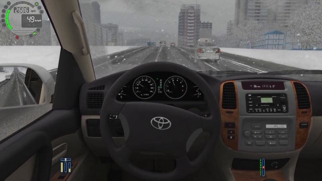 City Car Driving - Toyota Land Cruiser j100 [Steering Wheel Gameplay] PART 68 смотреть онлайн