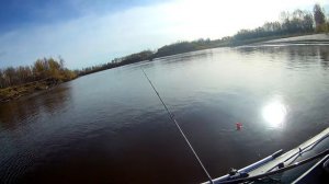 Осенняя рыбалка на реке Тура недалеко от Тюмени