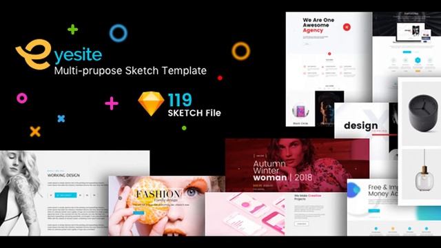 EYESITE | MULTI-PURPOSE SKETCH TEMPLATE | Themeforest Website Templates and Themes смотреть онлайн