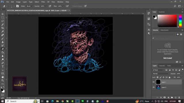 Amazing Art Style Picture Editing in Photoshop CC 2018 by Faiza Art смотреть онлайн
