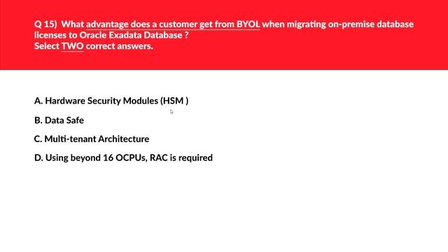 1Z0-931-23 Autonomous Database Cloud 2023 Professional Practice Questions : Part 2 смотреть онлайн