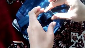 Ремешки на рюкзаке. Как их засунуть в пряжку.  Закрепиляем лямки на рюкзаке