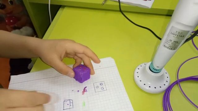 3 Д ручка, 3 D pen, рисуем майнкрафт, draw minecraft, видео для детей смотреть онлайн