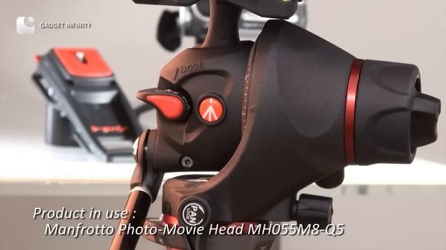 Using Manfrotto Photo-Movie Head & Gun-Type Shutter Grip for a video demo on B-Grip смотреть онлайн