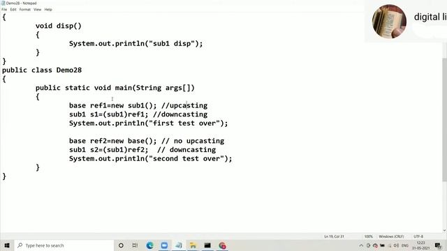# video 88 # Concepts of JAVA Programming - instanceof operator in java смотреть онлайн