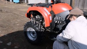 Ремонт крыльев квадроцикла CFMOTO 500