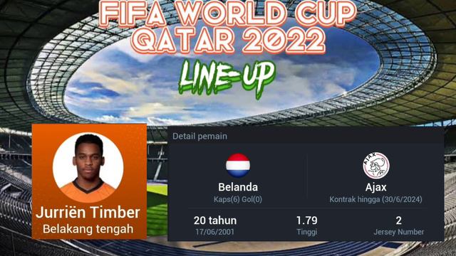 susunan pemain timnas belanda ajang piala dunia qatar 2022 | skuad belanda смотреть онлайн