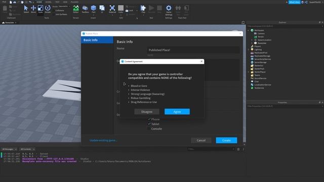How To Publish Your Roblox Game in 2023! смотреть онлайн