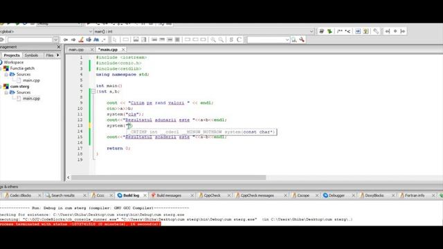 Tutorial | Cum sterg ecranul folosind system("cls") | C++ смотреть онлайн