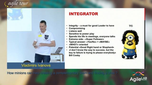 Vladimirs Ivanovs, agiletransformer.com — How minions can help creating a complementary team смотреть онлайн