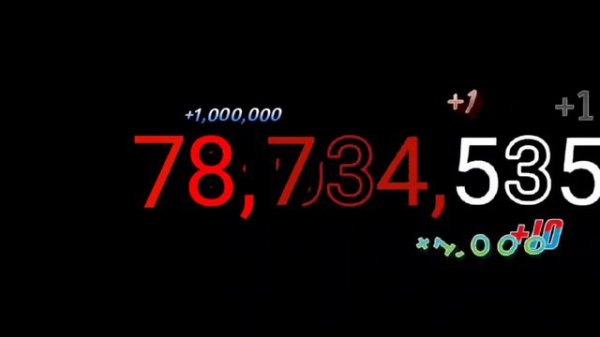 Numbers 0 to 1 quadrillion with sound