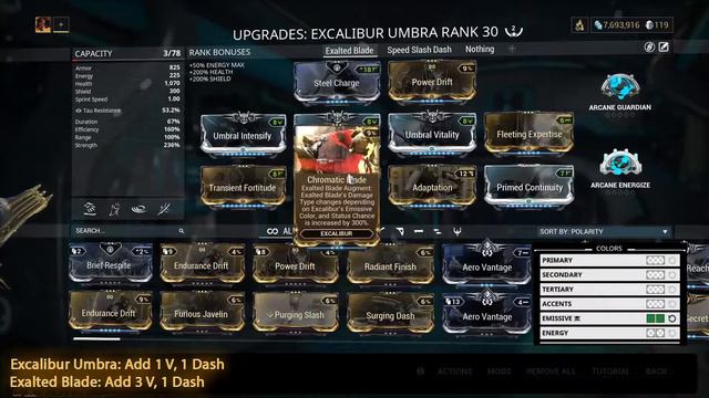 How to Mod Excalibur Umbra Guide | 2 Forma Builds | Warframe 2020 смотреть онлайн