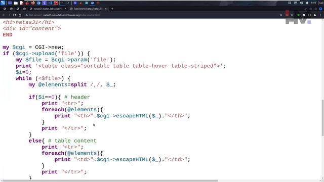 Natas 31 | Perl File Inclusion Exploits! | OverTheWire Wargames смотреть онлайн