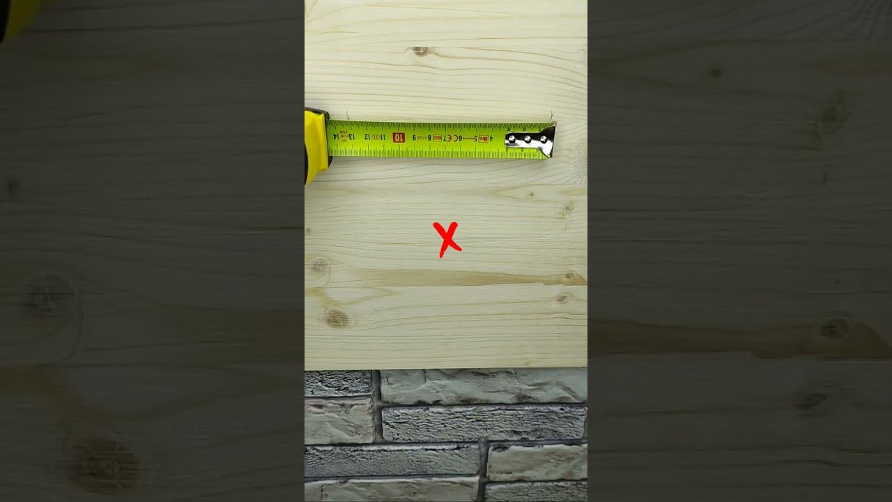 Обязательно запомни эту хитрость! Как можно легко и быстро сделать разметку для отверстий? #shorts смотреть онлайн