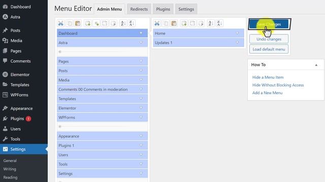 How To Remove Menus In WordPress Dashboard Using Admin Menu Editor 2023 смотреть онлайн