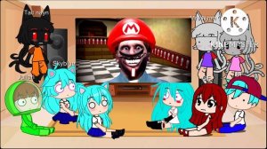 FNF and Julian react to Mario reacts to Nintendo Memes part 2 remake
