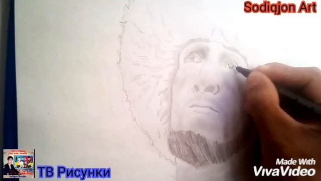 Рисунок Хабиба Нурмагомедов, нарисуем вместе, Хабиб я за тебя брат✊?? смотреть онлайн