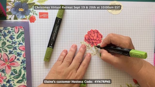 Prized Peony and Dainty Diamonds Embossing folder смотреть онлайн