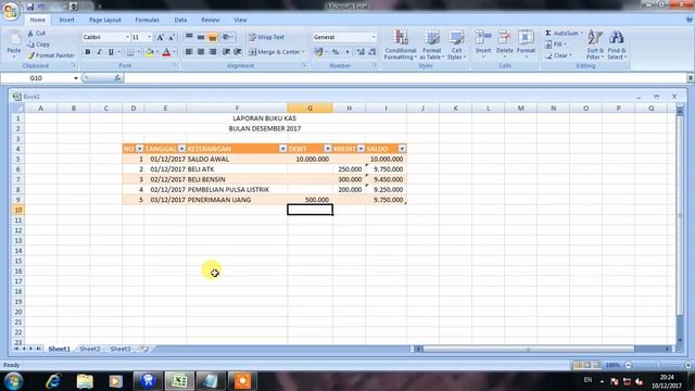 MEMBUAT LAPORAN KAS DI MS EXCEL dengan fungsi IF DAN OR (CASHFLOW REPORT) смотреть онлайн