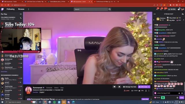 CLIX Reacts To SOMMERSET BLUSHING While Opening Her CHRISTMAS Gift Sent by Him! (Fortnite Moments) смотреть онлайн