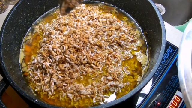 Узбекский плов Андижанский из риса Девзира