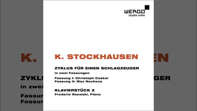 Zyklus für einen Schlagzeuger. Fassung I смотреть онлайн