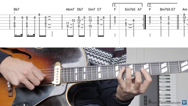 Lover Man : Chord Melody + Free TABs смотреть онлайн