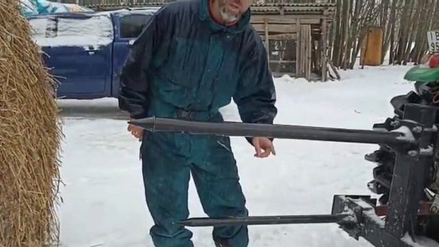Вилы на трактор, для сена и соломы в рулонах. Какие они и кто делает. смотреть онлайн