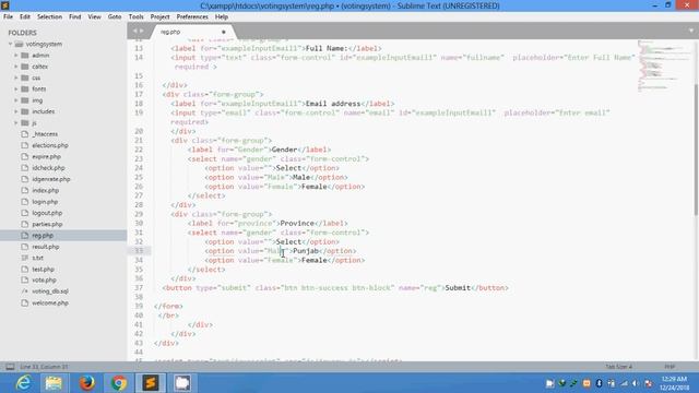 Online Voting System using PHP+SQL in urdu tutorials 006 смотреть онлайн