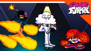 ? НОВЫЙ БОСС ОГНЕННЫЙ УИТТИ! ПРОТИВ АПДАЙКА И БОЙФРЕНДА! ? Friday Night Funkin' Whitty Fire Updike